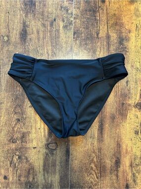 Black Bikini Bottoms with Smooth Finish